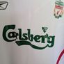 Authentic Liverpool 2005 away Reebok jersey shirt large mens Image 2