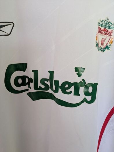 Authentic Liverpool 2005 away Reebok jersey shirt large mens