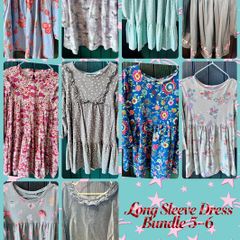 10 x Long Sleeve Dress Bundle 5-6