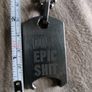 NEW Titanium Chain Tag Pendant Do Epic Shit Image 4