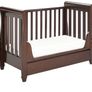 Babymore Eva Sleigh Dropside Cotbed with Drawer Image 2