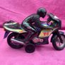Vintage RC Kawasaki motorcycle Childs toy unboxed c1980 untested Image 3