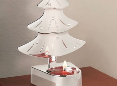 Newbridge Silverware Christmas Tree Tealight holder