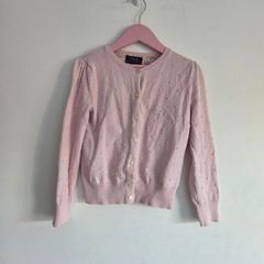 6years Polo Ralph Lauren Girls Light Pink Bobble Knit Cardigan