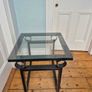 Glass and metal side tables Image 2