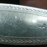 Antique 1800s Silver Plated Very Decorative Floral Silver Plate Butter Knifes Image 2