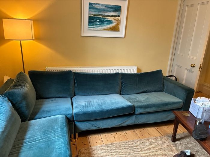 Finline furniture L shaped Nolan sofa 2.75m x2.75m