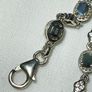 Sterling silver 925 bracelet with natural Alexandrite and Zircon Image 8