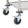 4-Tier Kitchen Trolley 107x55x125 cm Stainless Steel Image 4
