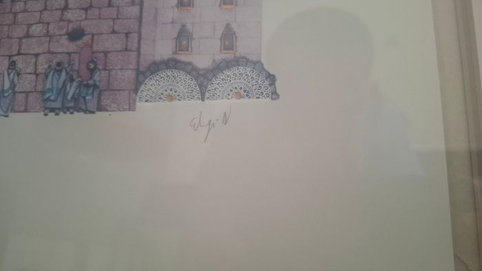 Limited edition signed Lithograph by Amram Egbi