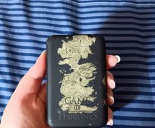 Rare Game Of Thrones Westeros Map Design 5000mah Power Bank. With Charging Cable.