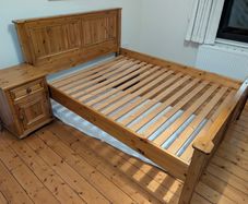 Solid Pine King Size Bedroom Set