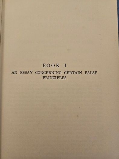 Of Civil Goverment. By John Locke. 1936 Hardback In Good Condition.  See Photos For Same.