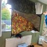 Army Camouflage survivalist  waterproof cover 2400 x 1800 with tying eyes and snap buttons Image 3