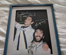 Tottenham - Ardiles and Villa signed poster A3 size