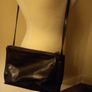 Banana Republic Black Duo Leather Envelope Bag Image 2