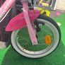 Decathlon B'TWIN 14" Kids Bike (Pink / Unicorn) + Basket, Bell & Stabilisers Image 3