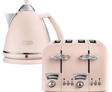 Pink Kettle and Toaster Set