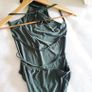 Khaki Green Halterneck Open Back Bodysuit - Size 6 Image 5