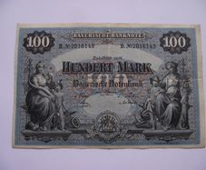 Germany. Bayerische Notenbank. 100 Mark (1.1.1900)
