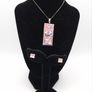 Vintage Sterling Silver Dichroic Glass Set Image 8