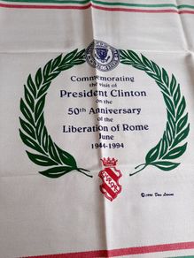 Pres. Clinton 1994 Rome visit BN