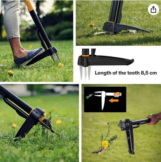 Fiskars Xact Garden Rake Steel Head