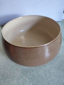 Denby Pampas salad or fresh fruit salad bowl.