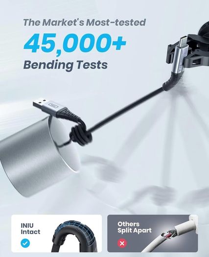 USB-C to USB-C Fast Charging Cable 2m, 100W Power Delivery,  Extra-Long & Durable, Compatible with iPhone, Samsung, Android, iPad, Laptop & More
