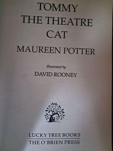 Maureen Potter / Tommy The Theatre Cat / 1st paperback edition/ 1989