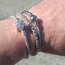 3 X Sterling Silver Bracelets (36 grams) Image 3