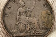 Great Britain 1865 Farthing 1/4d Coin