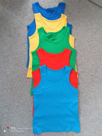10x boy's vest/t-shirt. age 4/5