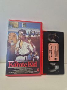 The Karate Kid VHS (1984)  Rare Original RCA/Columbia Red Box Release  Mold Free