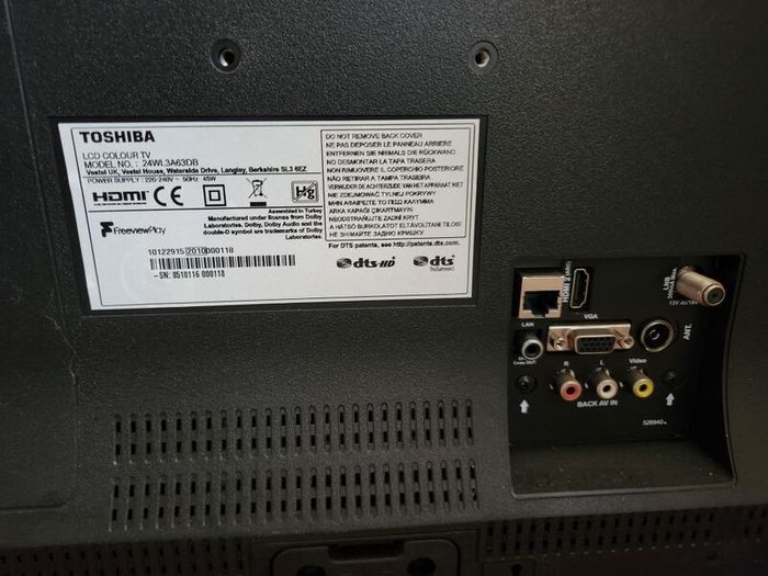 Toshiba TV Monitor