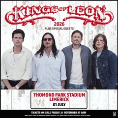 Kings of Leon-Front Standing-Thomond