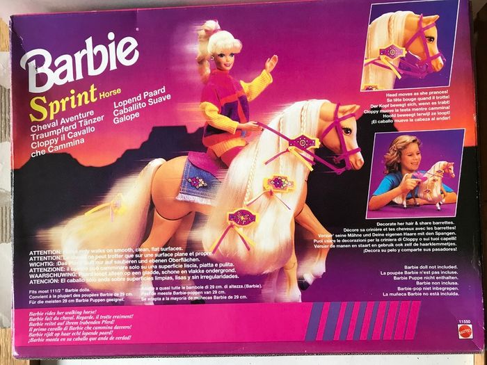 Vintage Barbie Horse Sprint