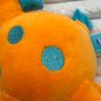 Palz Orange Plush Soft Giraffe His neck is a bit too loose Used Please look at the pictures Image 10
