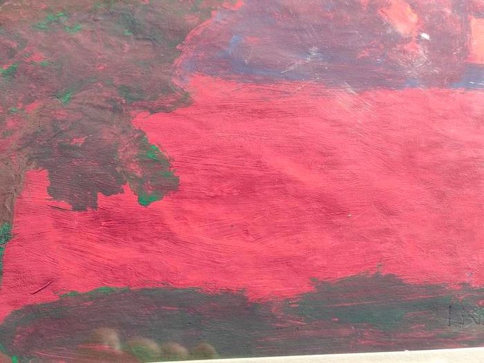 Vintage original Aboriginal pastel