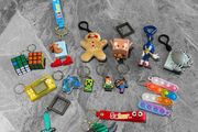 Pre Owned Huge Novelty Keyring Lot x18