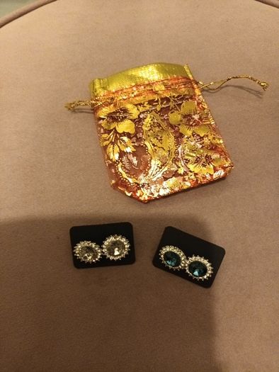 Costume earrings x 2