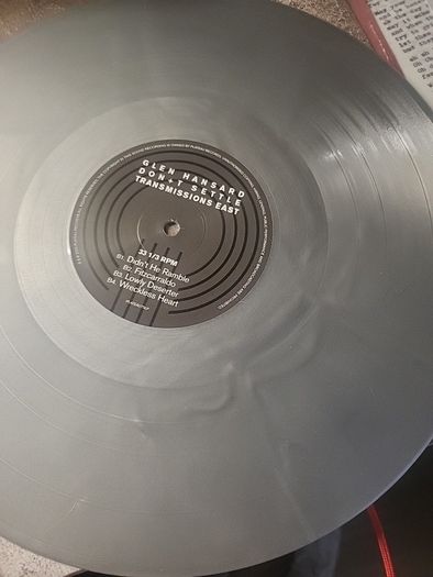 Glen Hansard don+t settle transmissions east vinyl with signed pic
