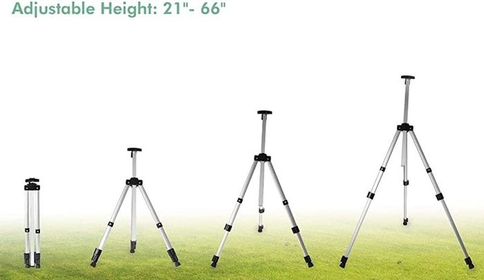 66"/167cm Easel Stand Tabletop and Floor Art Easel, from 21" to 66" Height Adjustable Picture/Poster/a2 a3 a4 Canvas Display Stand with Carry Bag