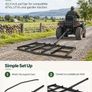 84 Inch Tow Behind Drag Harrow for ATV Tractor and Driveway Levelling Image 2