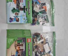 Lego Minecraft - 3 sets - 21251, 21267, 21583