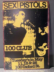 Sex Pistols Tin Metal sign