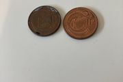 Irish 1 pence 1996,2000
