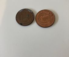 Irish 1 pence 1996,2000