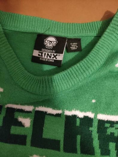 Minecraft Christmas jumper