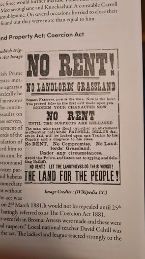The Brosna Land Struggle 1876Tenancy to Ownership'. BY THOMAS ROACHIS IS ABOUT A  small community on the Kerry/Cork border was at the heart of agitation for tenants' rights at the end of the 19th century, with its influence felt right into Limerick and Co